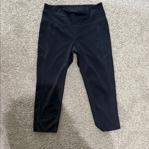 Tangerine Midnight Black Capris